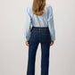 Pantaloni in denim con vita elasticizzata