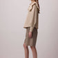 Camicia in misto cotone con maxi colletto marinara e volant