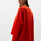 Pullover oversize girocollo in lana merino extra fine
