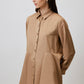 Camicia con orlo a balze