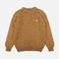 Maglione uomo in maglia color Dijon