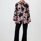 Camicia stampata con polsini ampi