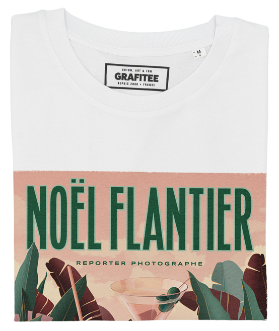 T-shirt natalizia Noël Flantier con stampa divertente