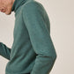 Maglione dolcevita in lana merino Radieux verde