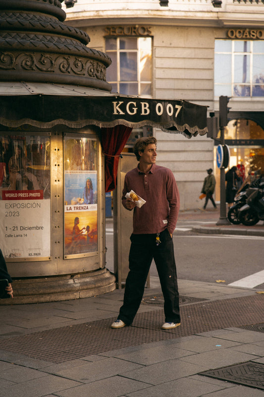 Polo Revival a maniche lunghe in cotone biologico