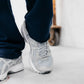Pantaloni jogger soft navy in cotone organico