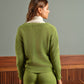 Cardigan in maglia con bottoni gioiello