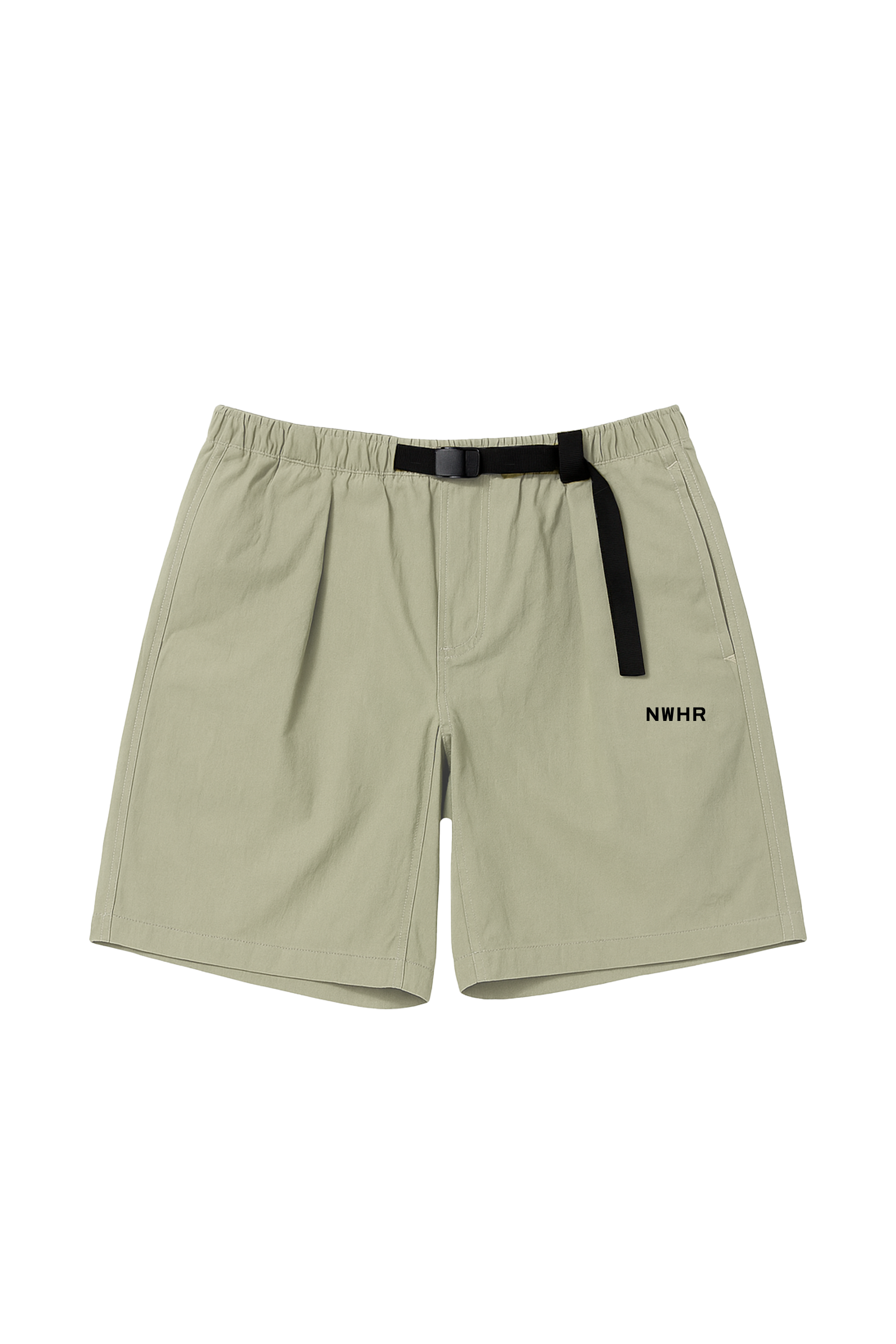 Pantaloncini da trekking in cotone ripstop con cintura regolabile