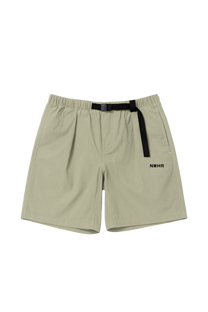 Pantaloncini da trekking in cotone ripstop con cintura regolabile