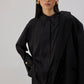 Camicia in raso con polsini ampi