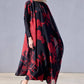 Abito lungo in chiffon con stampa floreale