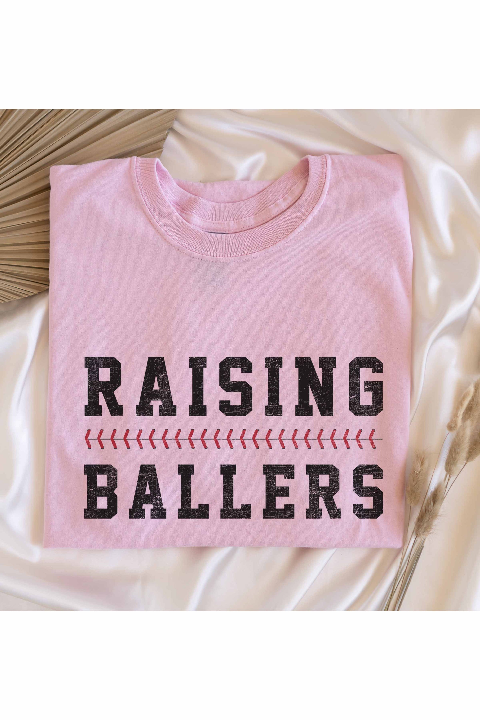 T-shirt oversize con grafica Raising Ballers