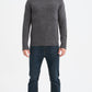 Maglione girocollo spesso antracite in filato Polyana