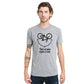 T-shirt uomo con stampa bici in cotone