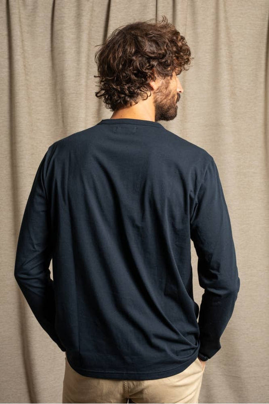 T-shirt Bastien a maniche lunghe in cotone biologico