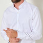 Camicia bianca Torneo Angelo in cotone GOTS