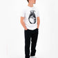 T-shirt Street Totoro con grafica tattoo
