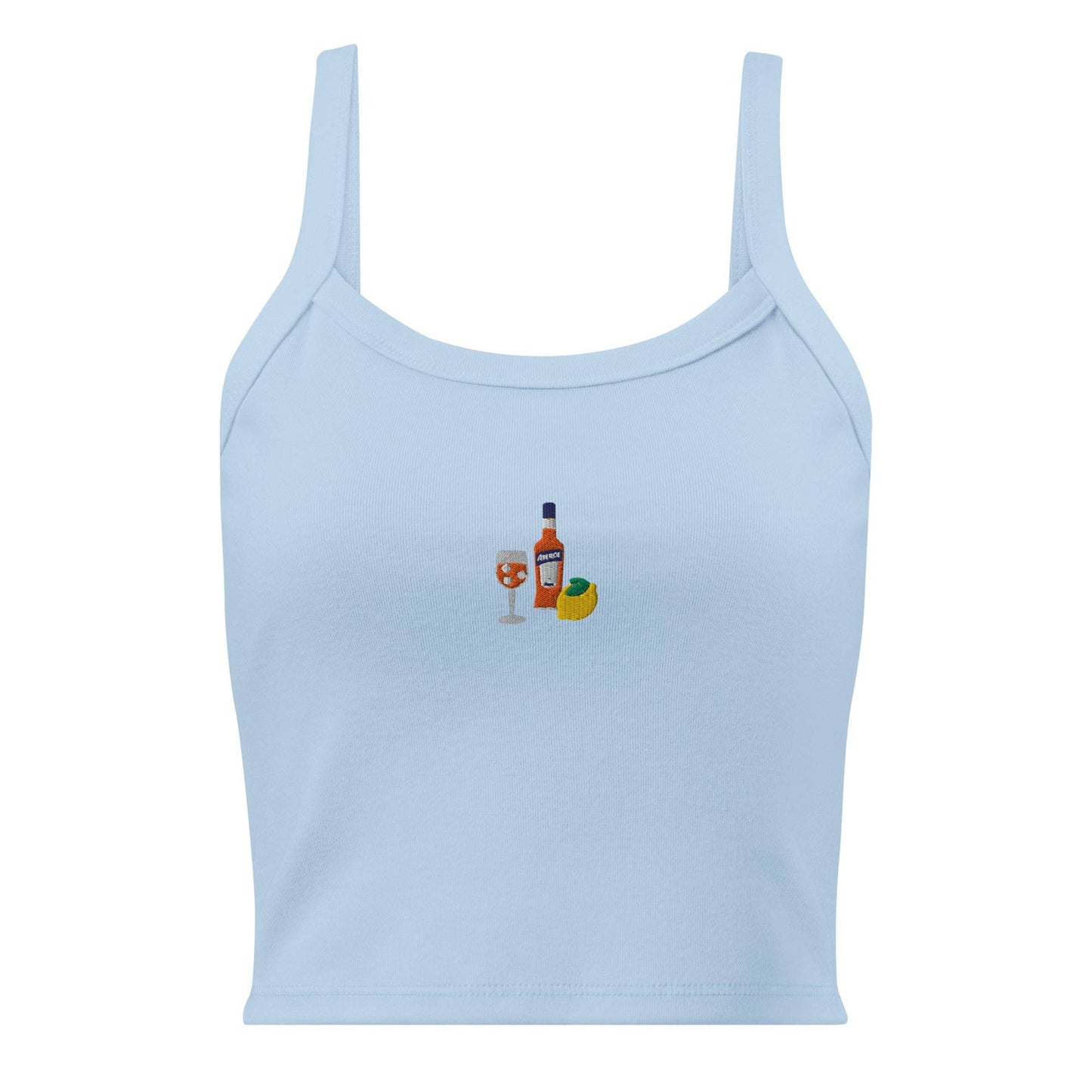 Canotta a micro-coste ricamata Kit Spritz