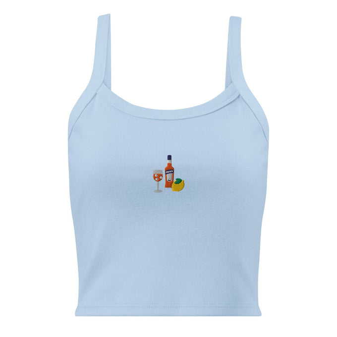 Canotta a micro-coste ricamata Kit Spritz