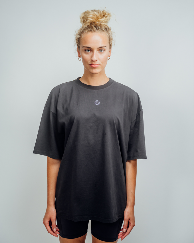 T-shirt Smiley oversize in cotone