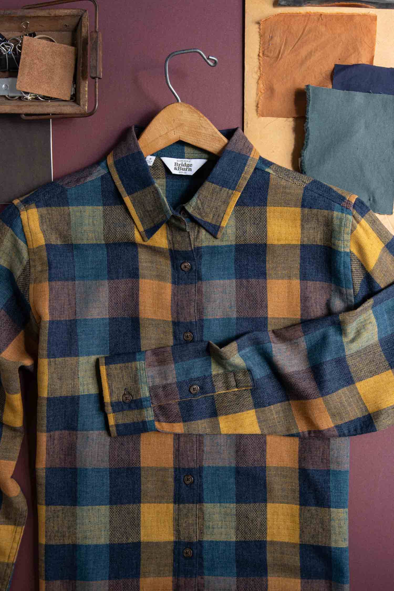 Camicia slim Olivia a quadri Moonbow