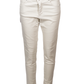 Pantaloni push-up in twill