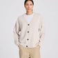 Cardigan Edith in lana d’agnello con bottoni