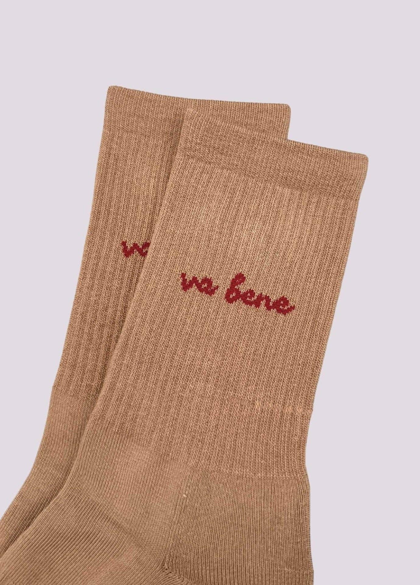 Calzini statement “Va bene” in cotone biologico