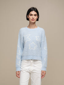 Maglione in maglia morbida con stelle