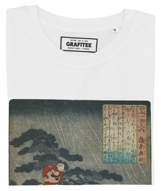 T-shirt Goomba con stampa ispirata ai videogiochi di Mario
