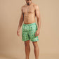 Costume da bagno Tiles in SEAQUAL® YARN verde acqua