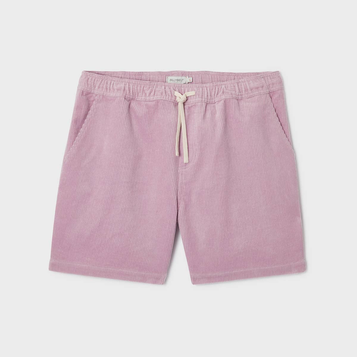 Shorts in velluto di cotone biologico color Parma