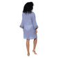 Kimono estivo midi in cotone con maniche 3/4