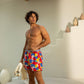 Boxer uomo in cotone biologico con fantasia Frammento