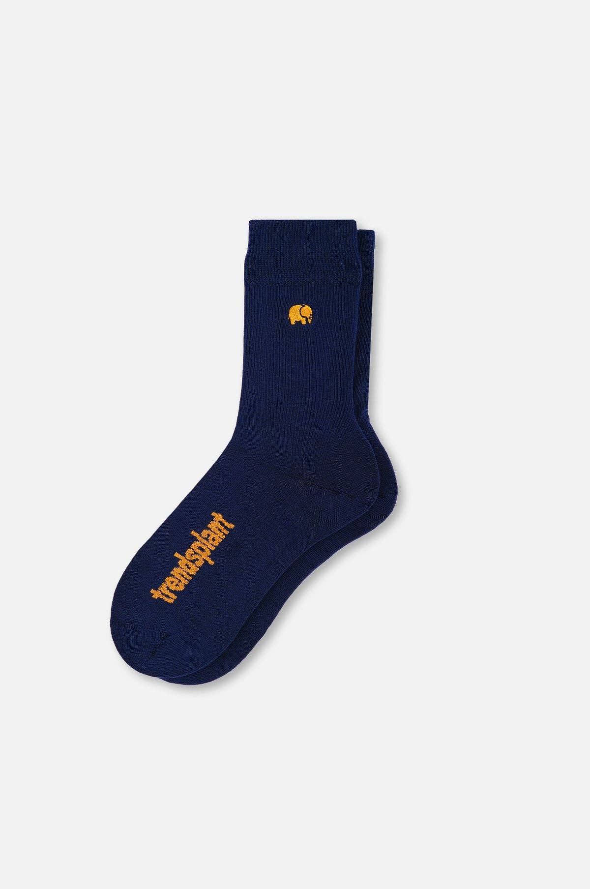 Calze essenziali leggere blu navy
