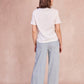 T-shirt Talia in cotone con stampa Farniente