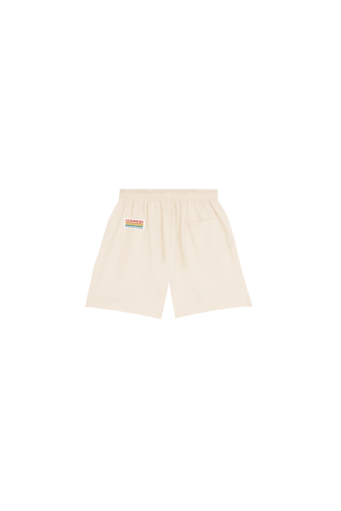 Shorts in cotone biologico con patch