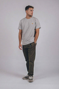 T-shirt Essential Organic Grigio Melange