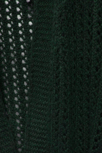Cardigan in Maglia Strutturata con Cintura