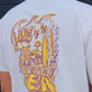 T-shirt pigmentata bianca “Life by the Sea VII”