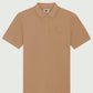 Polo uomo Hawk caramello in piqué