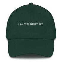 Cappellino ricamato "I Am The Eldest Boy" in cotone