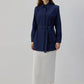 Camicia in popeline con cintura