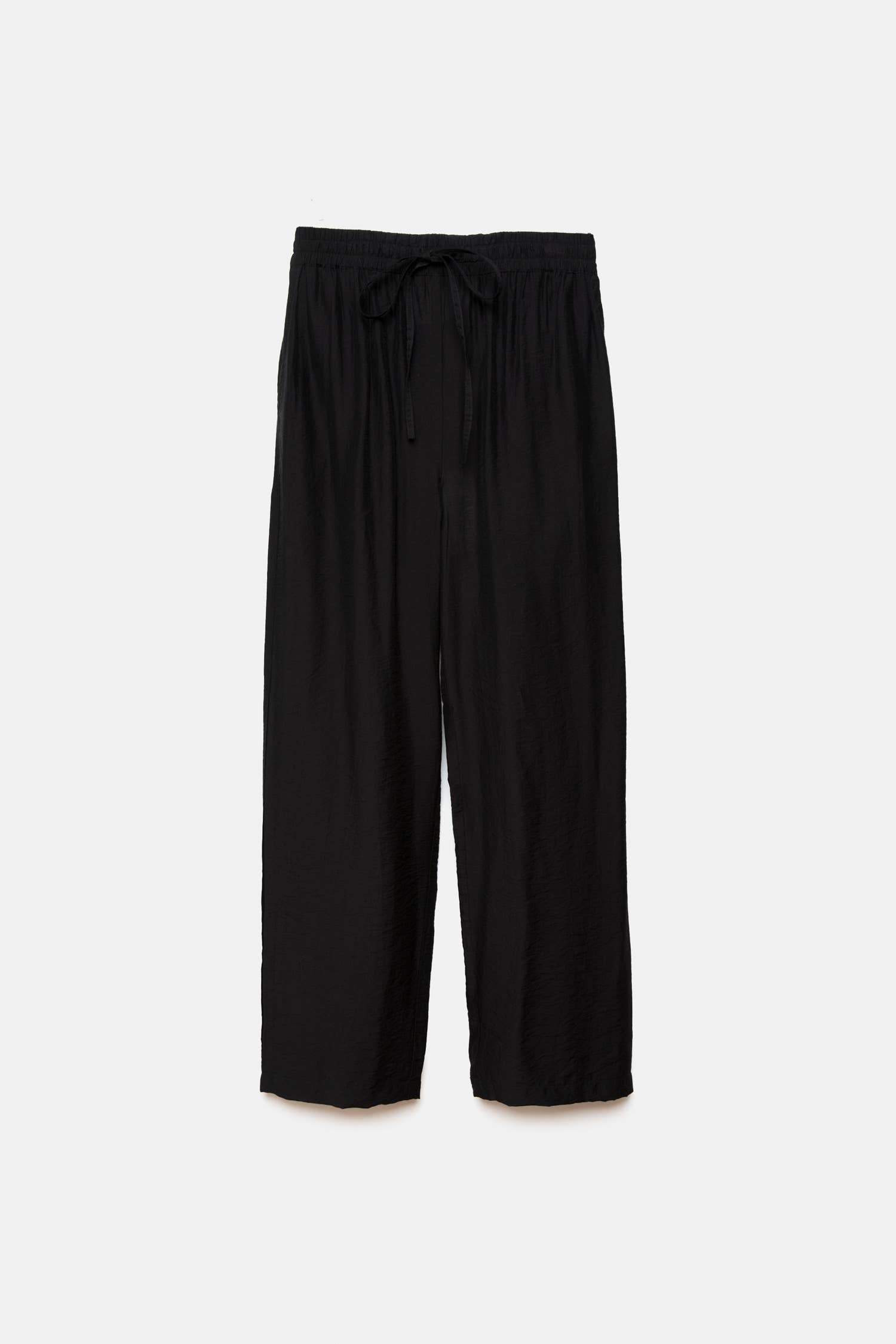 Pantaloni dritti a sigaretta con coulisse