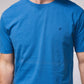 T-shirt basic in cotone con logo ricamato