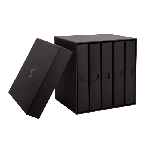 Scatola premium per 5 boxer nera opaca