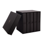 Scatola premium per 5 boxer nera opaca
