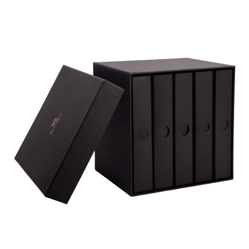 Scatola premium per 5 boxer nera opaca