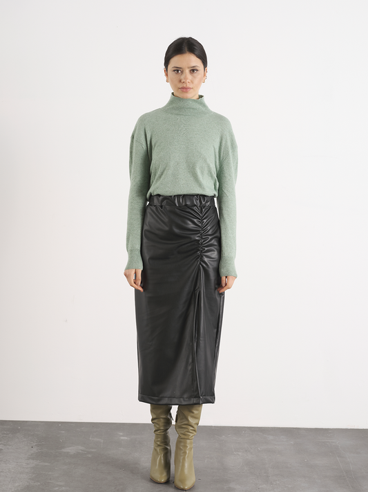 Maglione con schiena scoperta