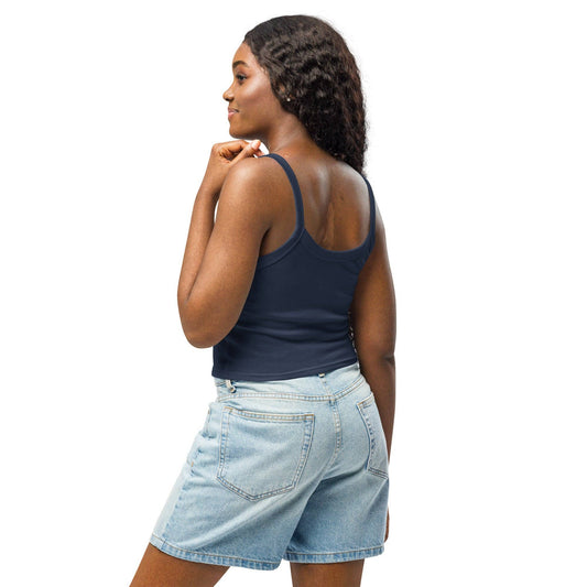 Canotta ricamata a costine “Al Dente”